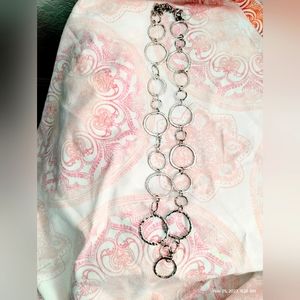 Chico's Textured Ring Chain necklace